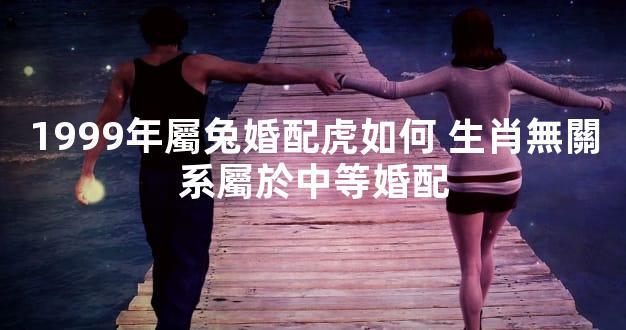 1999年屬兔婚配虎如何 生肖無關系屬於中等婚配